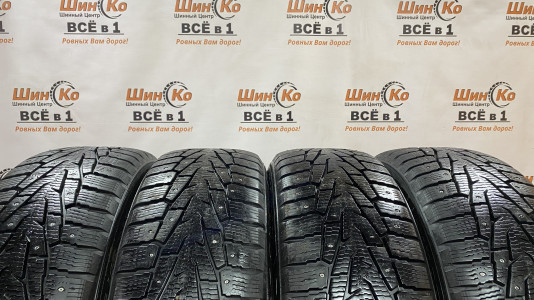 Шины зимние шипованные б/у Nokian Hakkapeliitta 7 SUV 225/60 R18 104T