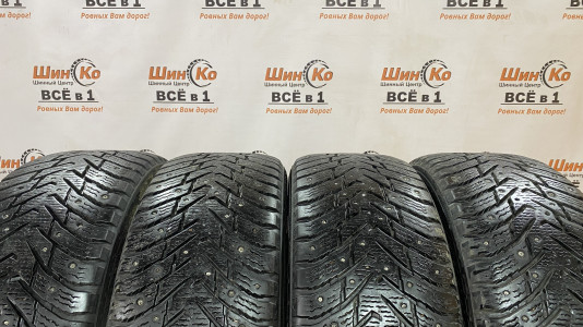 Шины зимние шипованные б/у Nokian Hakkapeliitta 8 SUV 225/60 R17 103T