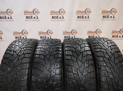 Шины зимние шипованные б/у Dunlop SP Winter Ice 02 195/65 R15 92T