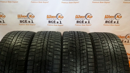 Шины зимние шипованные б/у Dunlop SP Winter Ice 01 205/55 R16 94T