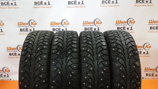 Шины зимние шипованные б/у Kama Euro519 175/70 R13 82T