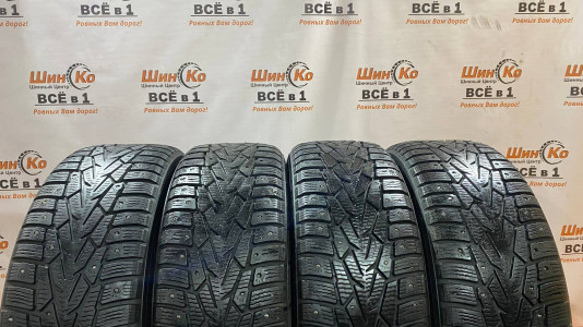 Шины зимние шипованные б/у Nokian Nordman 7 SUV 215/65 R16 102T