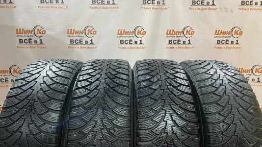 Шины зимние шипованные б/у Nokian Hakkapeliitta 4 215/65 R16 102T